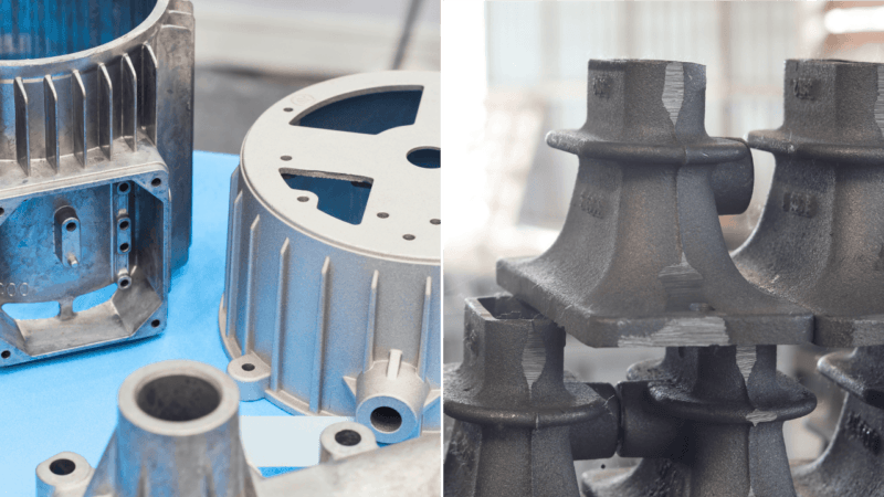 die casting parts vs sand casting parts