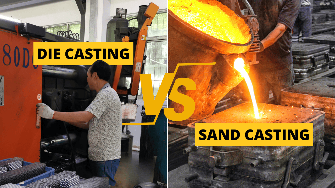 What is the difference between die casting and sand casting?