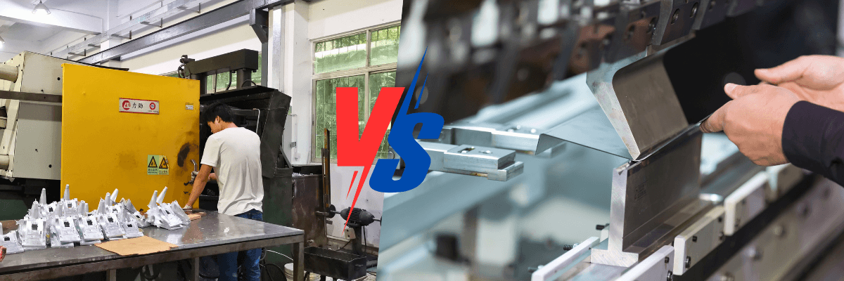 Comparison Between Die Casting and Sheet Metal Forming Processes