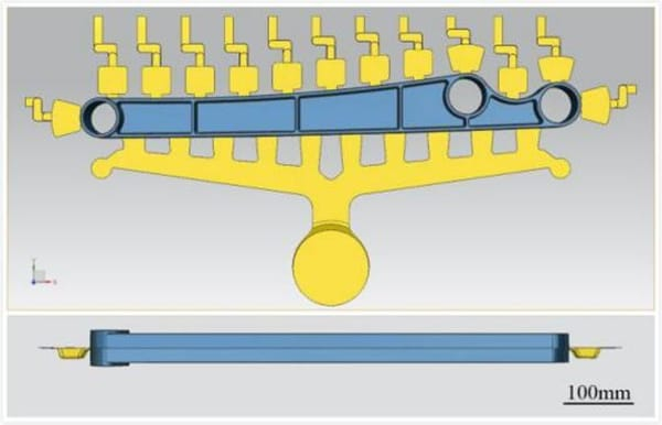 3D Model of Rear Trailing Arm