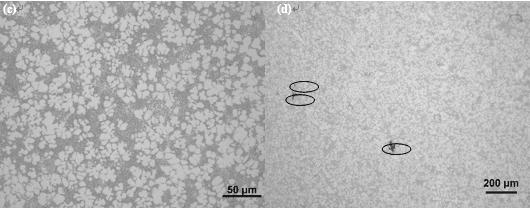 Microstructure Comparison of Shock Tower