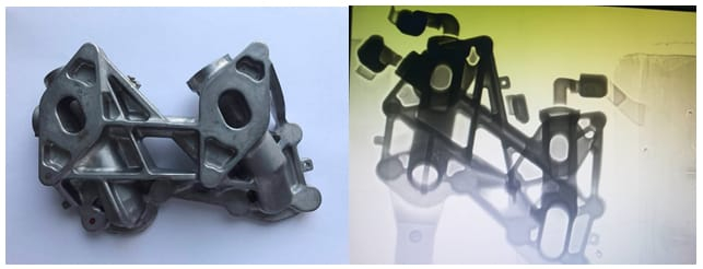 Trial Part and X-Ray Image