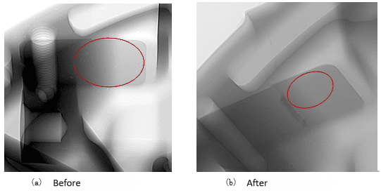Porosity Distribution on Marking Surface
